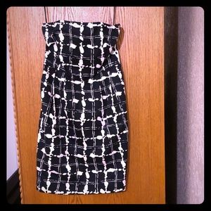 Express strapless mini dress